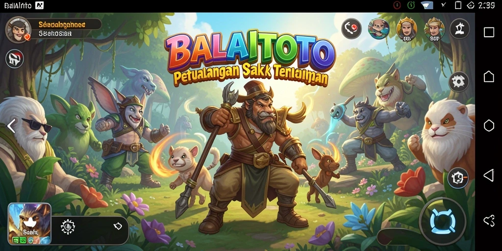 Tangkapan layar menampilkan gameplay BALAITOTO yang seru dan mendebarkan.