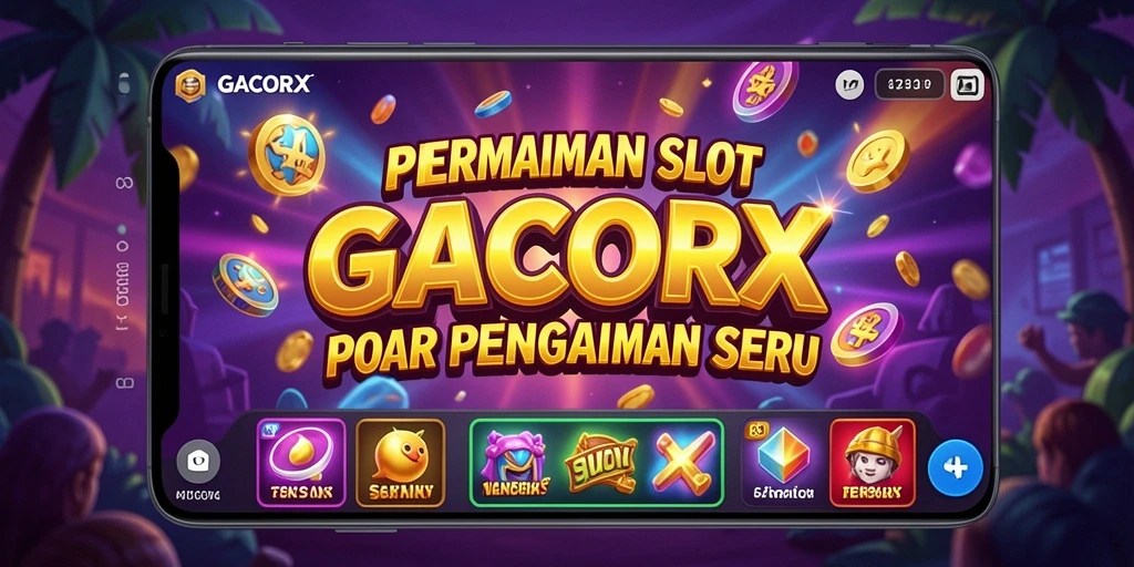 Tampilan menarik dari gameplay di GACORX yang seru.