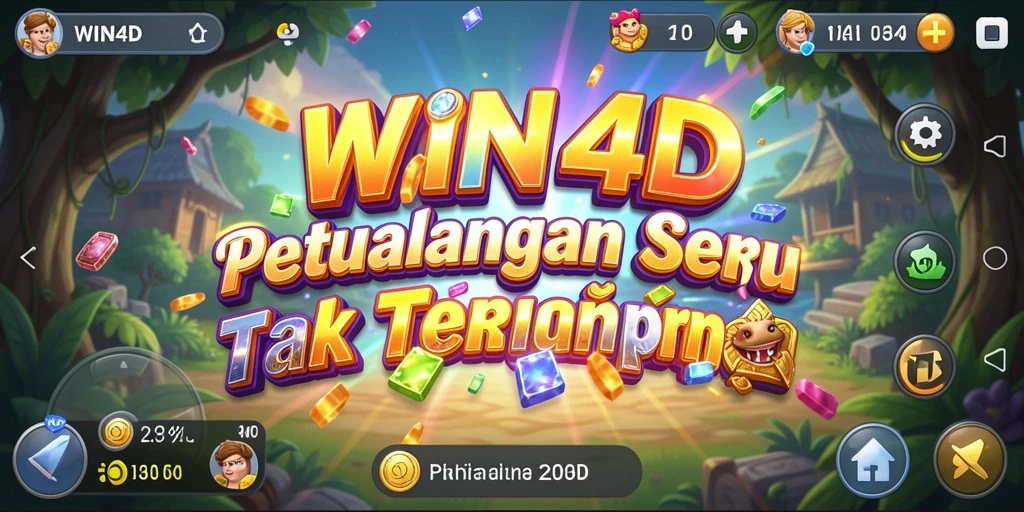 Tampilan gameplay <strong>WIN4D</strong> yang penuh aksi dan petualangan seru.